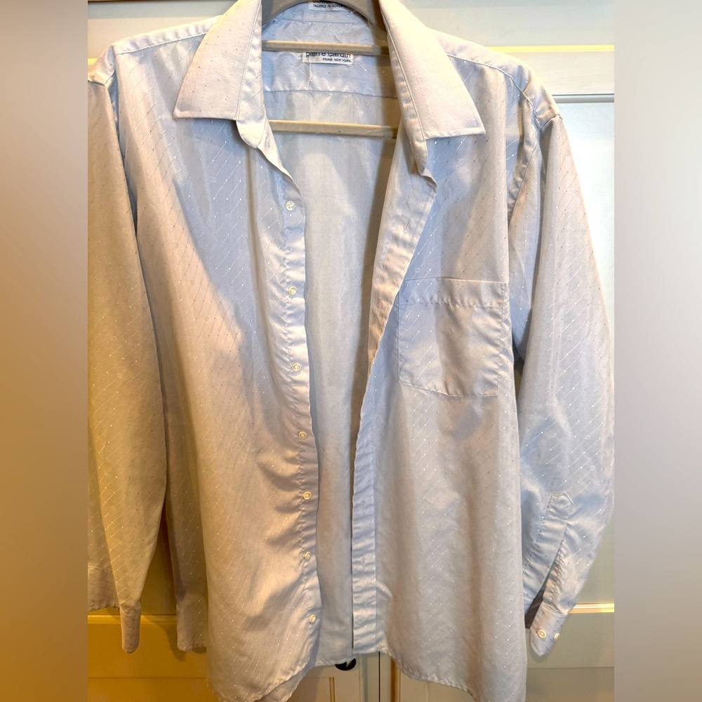 Vintage Pierre Cardin Grey Button-Up Shirt